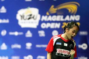 Jordana Alexa Mongkareng asal klub PB Champion Kudus, salah seorang peserta Yuzu Isotonic Magelang Open 2022 (Djarum Badminton)
