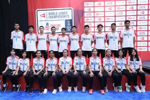 Indonesia runner-up BWF World Junior Mixed Team Championships 2023 (Humas PP PBSI)
