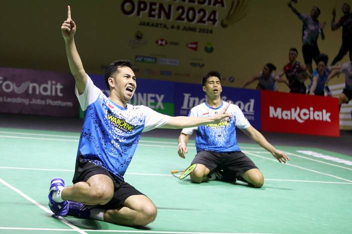 Muhammad Reza Pahlevi Isfahani & Sabar Karyaman Gutama (Djarum Badminton)