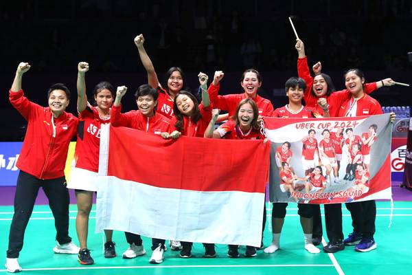Skuad Indonesia pada Piala Uber 2024 (Humas PP PBSI)