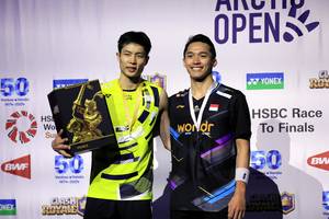 Chou Tien Chen & Jonatan Christie (Humas PP PBSI)