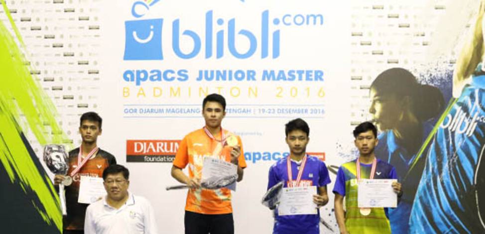 Podium Tunggal Putra U-19 APACS Junior Master 2016