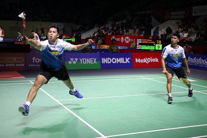 Sabar Karyaman Gutama/Moh Reza Pahlevi Isfahani (Djarum Badminton)