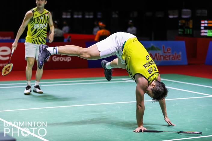 Kevin Sanjaya Sukamuljo & Marcus Fernaldi Gideon (Badminton Photo/Erika Sawauchi)