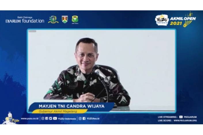 Gubernur Akmil Mayjen TNI Candra Wijaya (Dok. YUZU Isotonic Akmil Open 2021)