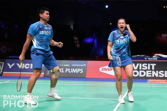 Praveen Jordan/Melati Daeva Oktavianti. (Badminton Photo/Yves Lacroix)