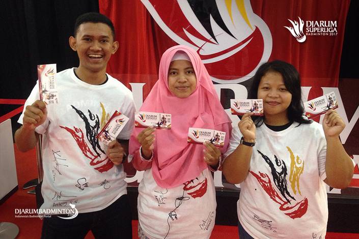 Pemenang Super Tiket Djarum Superliga Badminton 2017