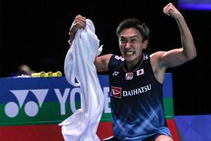 Kento Momota (Foto: Badminton Photo/Jnanesh Salian)