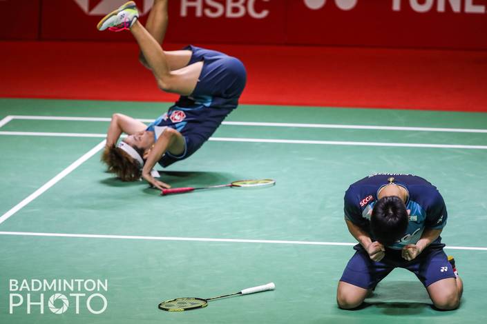 Dechapol Puavaranukroh & Sapsiree Taerattanachai (Badminton Photo/Erika Sawauchi)