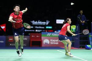 Zheng Si Wei/Huang Ya Qiong, juara ganda campuran Indonesia Open 2022 (Djarum Badminton) 