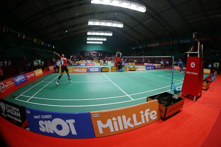 Rangkaian laga pembuka Polytron Superliga Junior 2024 (Djarum Badminton)