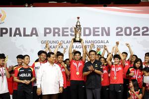Jawa Tengah Juara Piala Presiden 2022 (Djarum Badminton)