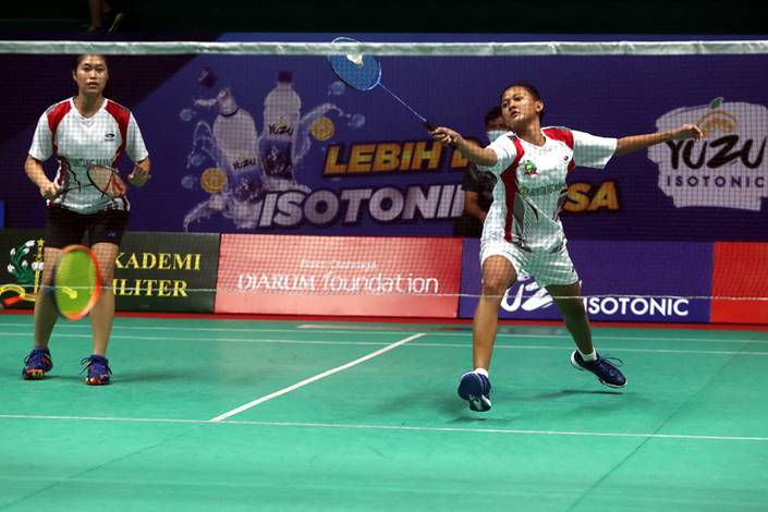 Ni Komang Radha Gayatri Dewi Sutama & Putu Dinda Ratna Pratiwi (Dok. YUZU Isotonic Akmil Open 2021)