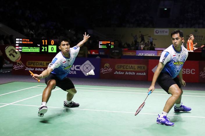 Sabar Karyaman Gutama/Muhammad Reza Pahlevi Isfahani (Djarum Badminton)