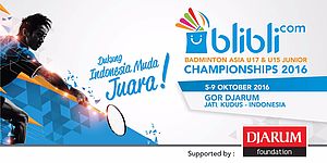 Blibli.com Badminton Asia U17 & U15 Junior Championships 2016