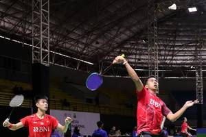 Teges Satriaji Cahyo Hutomo/Christopher David Wijaya (Djarum Badminton)