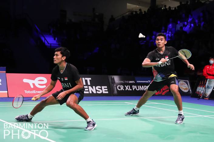 Bagas Maulana/Fikri Ihsandi Hadmadi (Badminton Photo/Yves Lacroix)