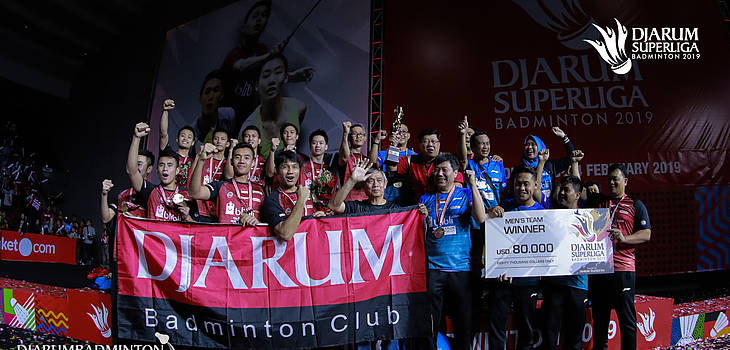 Tim Putra Djarum Kudus Juara Djarum Superliga Badminton 2019