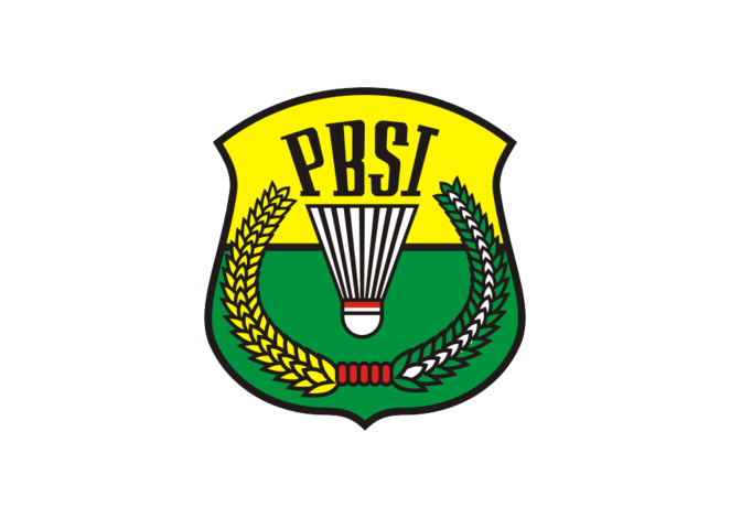Logo Persatuan Bulutangkis Seluruh Indonesia (PBSI).