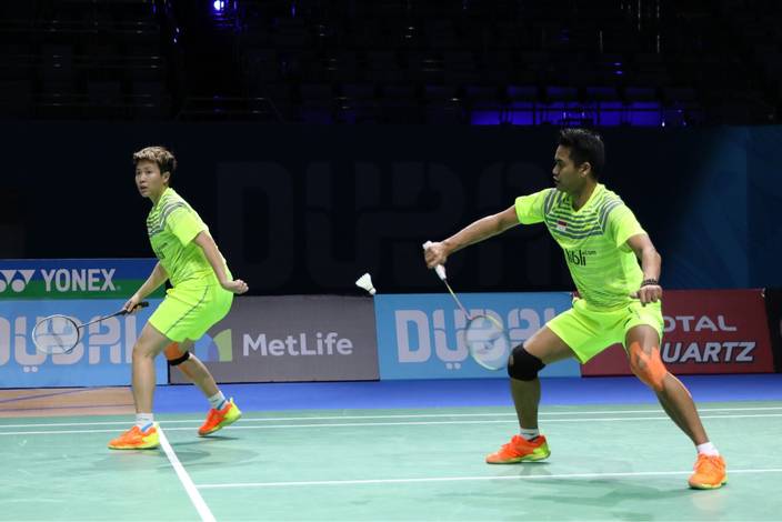 Tontowi Ahmad/Liliyana Natsir Pastikan Tiket Semifinal Dubai Superseries Finals 2017. (Foto: PBSI)