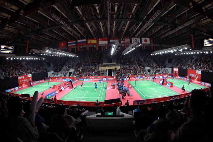 Ajang turnamen Indonesia Masters 2019 (Humas PP PBSI)