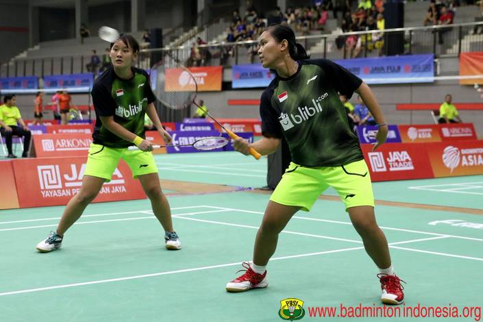 Agatha Imanuela/Siti Fadia Silva. (Foto: PBSI)