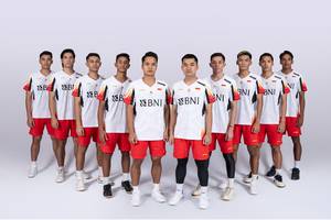 Tim Indonesia pada Piala Thomas 2024 (Humas PP PBSI)