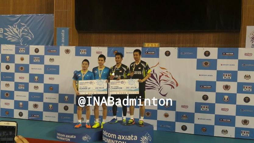 Podium Ganda Putra Malaysia International Challenge 2018