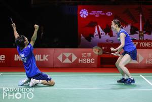 Yuta Watanabe & Arisa Higashino (Badminton Photo/Erika Sawauchi)
