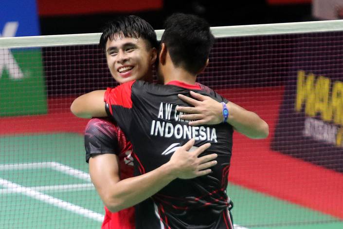 Ikhsan Leonardo Imanuel Rumbay & Alvi Wijaya Chairullah (Djarum Badminton)
