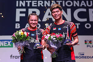 Praveen Jordan/Melati Daeva Oktavianti (Indonesia) juara French Open 2019 BWF World Tour Super 750.