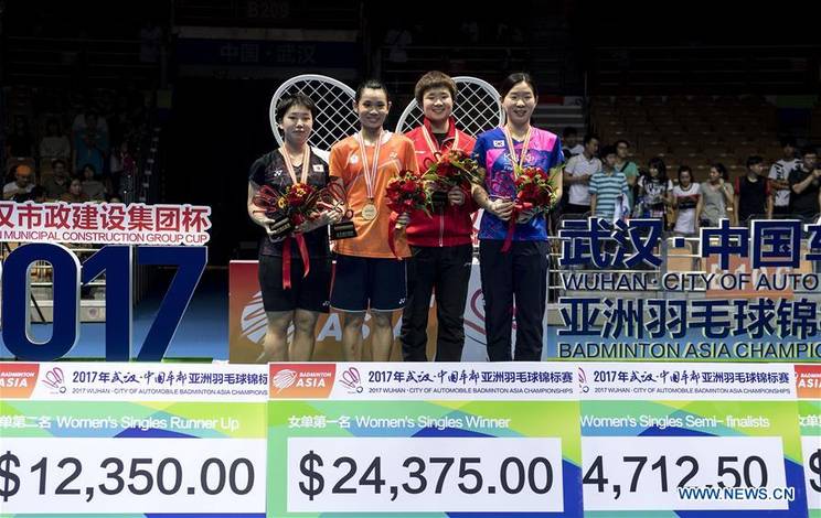 Podium BAC 2017 Tunggal Putri Tai Tzu Ying