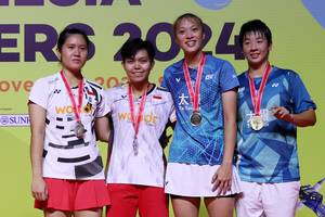 Lanny Tria Mayasari/Siti Fadia Silva Ramadhanti & Hsieh Pei Shan/Hung En-Tzu (Humas PP PBSI)