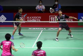 Muhammad Rayhan Nur Fadillah & Rahmat Hidayat (Djarum Badminton)