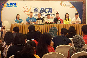 Press Conference BCA Indonesia Open 2014