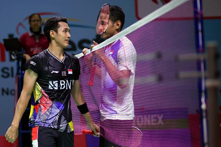 Jonatan Christie & Chico Aura Dwi Wardoyo (Humas PP PBSI)