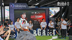Suasana Meet & Greet film Susi Susanti-Love All.