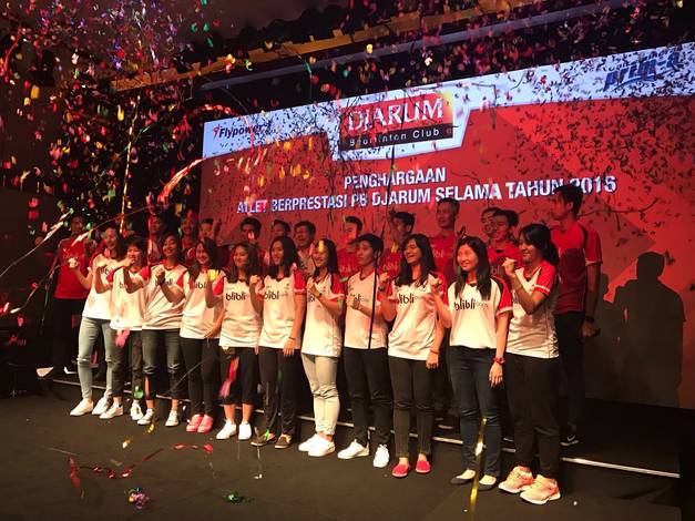 Suasana Foto Bersama Penghargaan Atlet Berprestasi PB Djarum 2016.