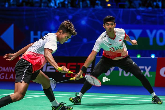 Muhammad Shohibul Fikri & Bagas Maulana (Badminton Photo)