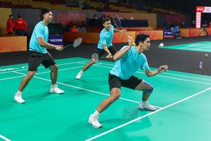 Sesi latihan tim Indonesia jelang BATC 2024 (Humas PP PBSI)