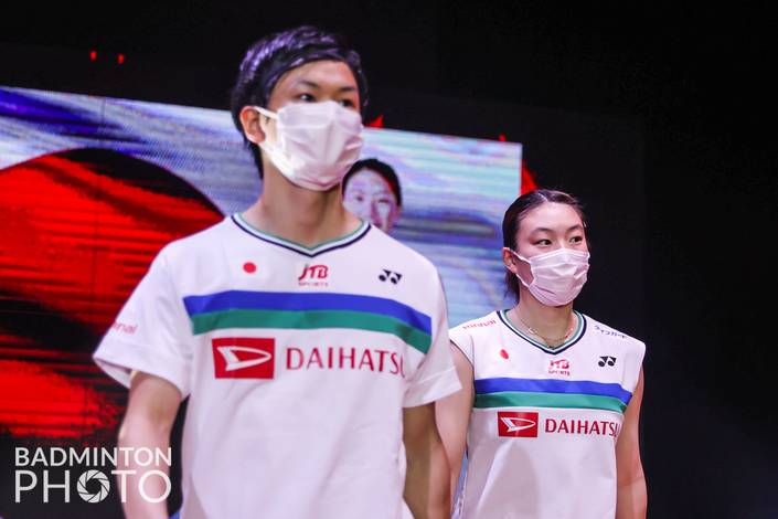 Yuta Watanabe & Arisa Higashino (Badminton Photo/Erika Sawauchi)