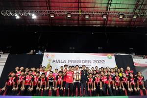 Jawa Tengah juara umum Piala Presiden 2022 (Djarum Badminton)