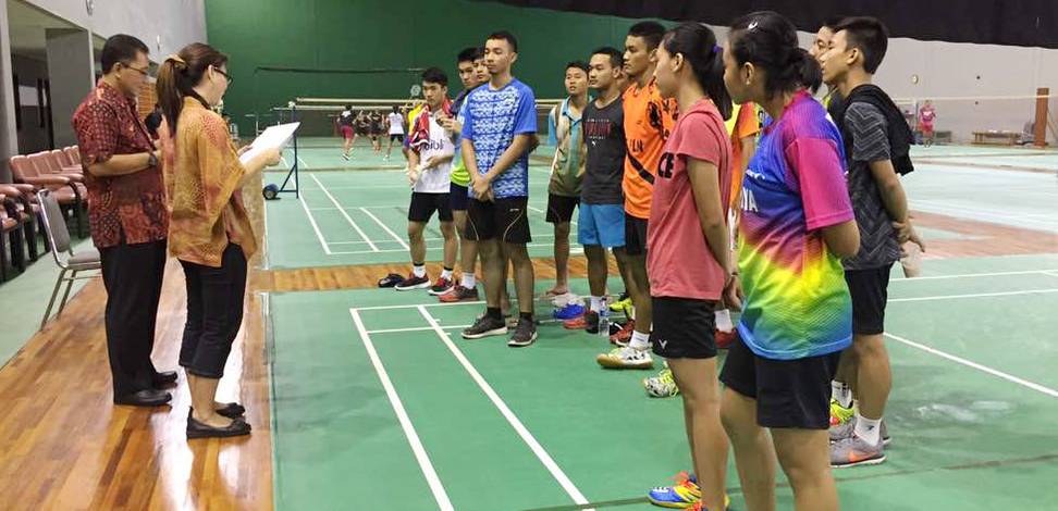 Suasana Pengumuman Yang Lolos Seleksi Asia Junior Championships 2017 (foto: PBSI)