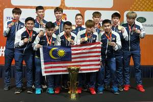 Tim putra Malaysia juara BATC 2022 (Badminton Asia)