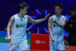 Kevin Sanjaya Sukamuljo/Marcus Fernaldi Gideon (Indonesia).