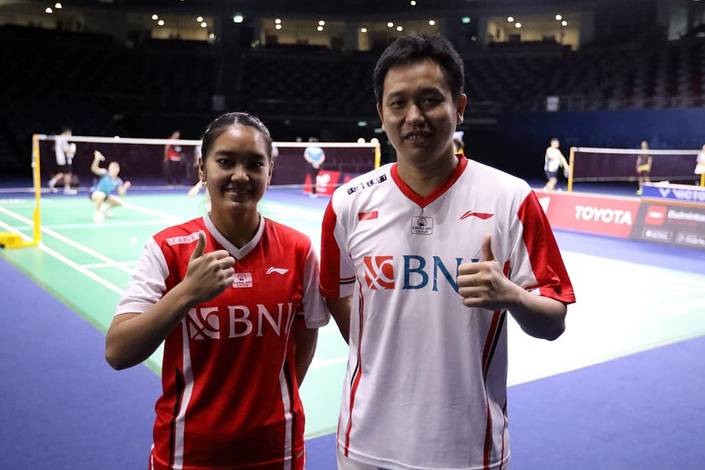 Nita Violina Marwah & Hendra Setiawan (Humas PP PBSI)