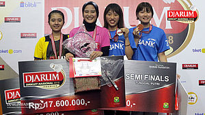 Podium Juara Tunggal Dewasa Putri