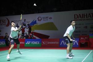 Moh Reza Pahlevi/Sabar Karyaman Gutama (Djarum Badminton)