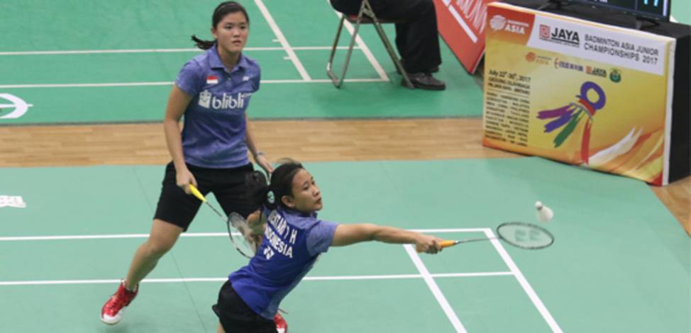 Serena Kani/Pitha Haningtyas Mentari Melaju ke Babak Perempat Final Asia Junior Championships 2017. (Foto: PBSI)