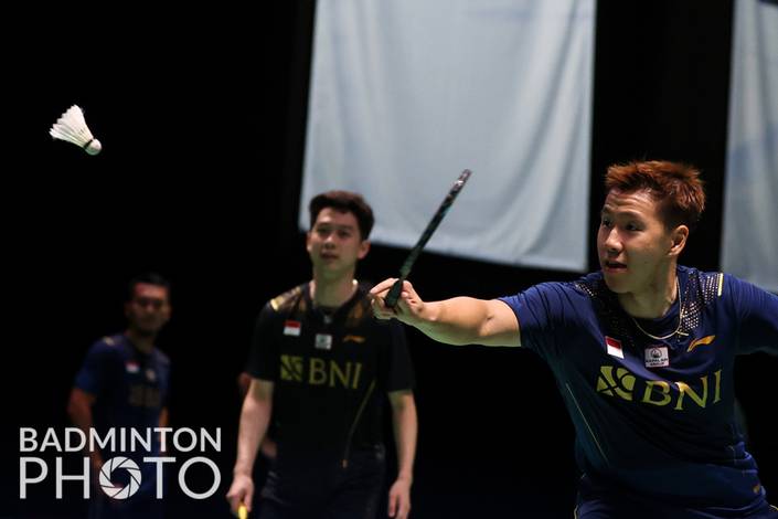 Kevin Sanjaya Sukamuljo & Marcus Fernaldi Gideon (Badminton Photo/Raphael Sachetat)